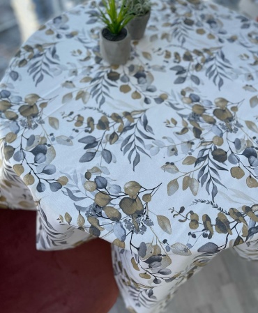 Скатерть Maryam decor & textile 170x170 см, хлопок, дак, 1 шт