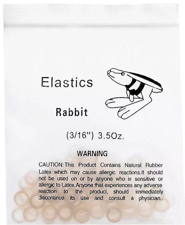 Эластичная тяга Elastics Rabbit 3.5 oz 3/16 100 шт