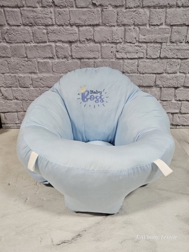 LAVbaby Textile поддерживающее кресло для малышей от 6 мес. 42x47x39 см, голубой