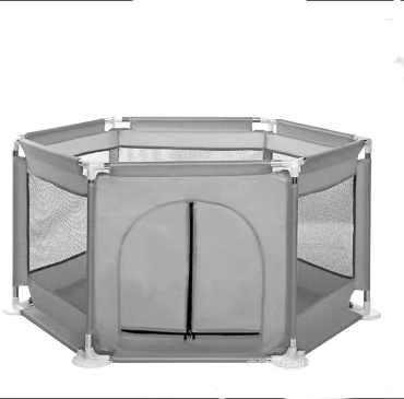 Игровой манеж 130x130x65 см, серый