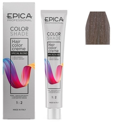 EPICA Professional Color Shade 12.112 специальный блондин интенсивно-пепельный перламутровый крем-краска 100 мл