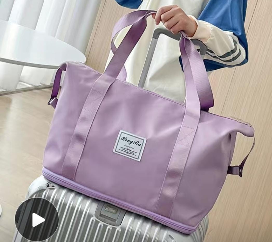 Сумка FASHION II полиэстер, оксфорд сиреневый 39 л