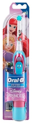 Oral-B механическая щетка Extra Soft Disney Princess щетина экстра-мягкая фиолетовый, бирюзовый
