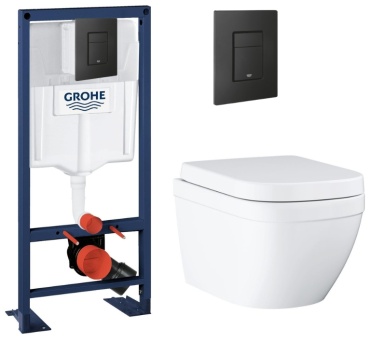 Инсталляция Grohe с унитазом Grohe Euroceramic, санфарфор