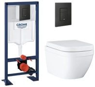 Инсталляция Grohe с унитазом Grohe Euroceramic, санфарфор