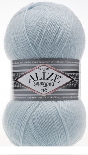 Alize SUPERLANA TIG 514 зимнее небо зимнее небо 570 м 100 г