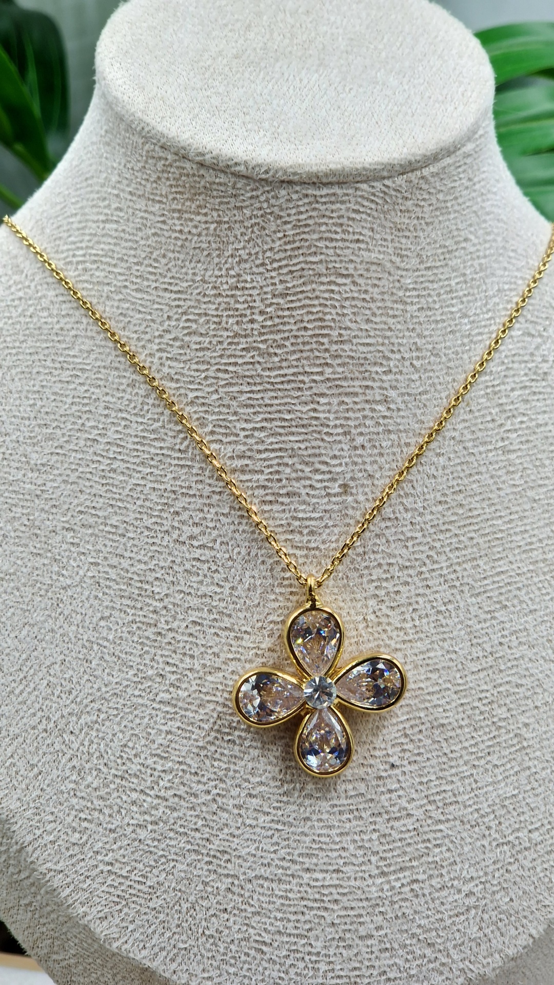 Подвеска Luxury Jewelry медь, кристаллы Swarovski