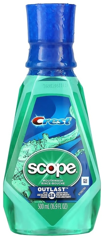 Crest Scope Outlast ополаскиватель мятный 500 мл