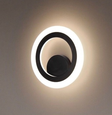 Бра настенный LED, черный