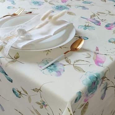 Скатерть With love A.B. 300x160 см, хлопок, дак, 1 шт
