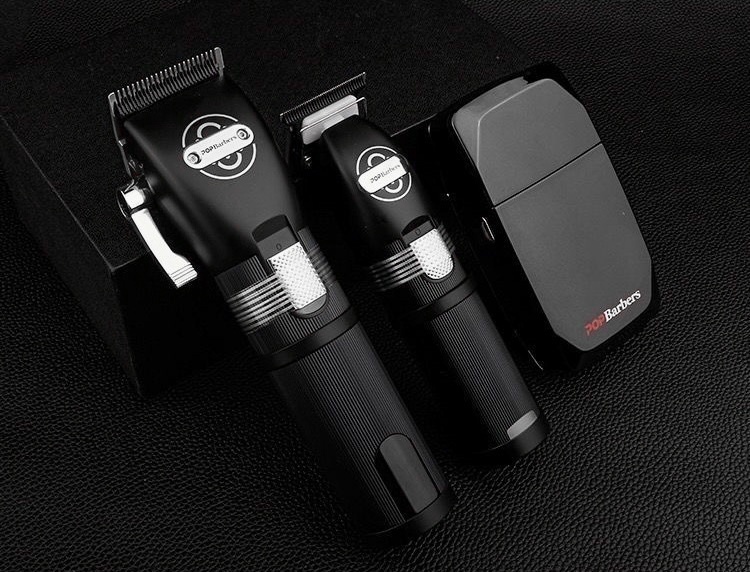 PopBarbers набор для стрижки P600 P700 P800 черный, серый