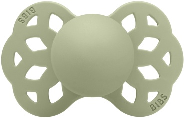 BIBS Пустышка Infinity Symmetric Silicone Sage 6+ месяцев