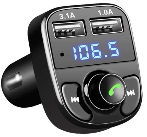 FM-трансмиттер VX8 черный