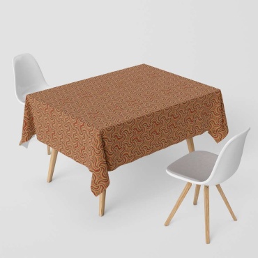 Скатерть Shabu 140x140 см, полиэстер, милано, 1 шт