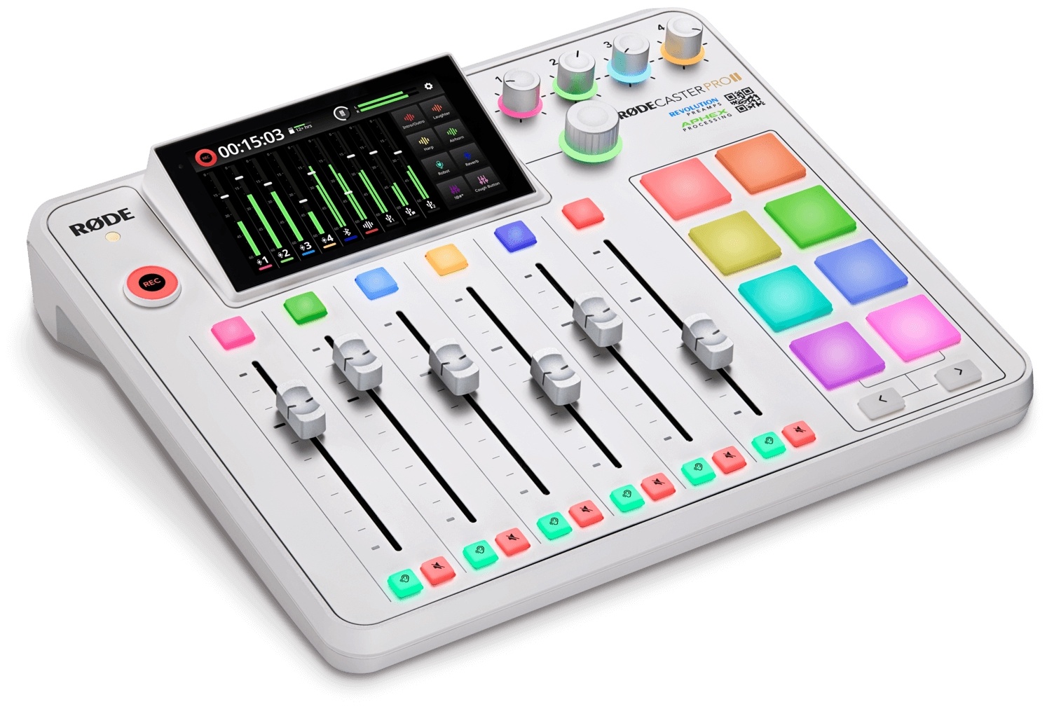 Контроллер для стриминга Rode RODECASTER PRO WHITE II белый