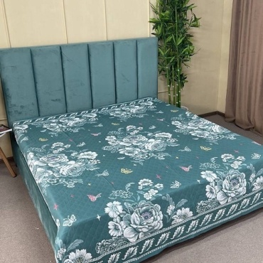 Покрывало MIDI Comfort 150х200 см, муслин, голубой