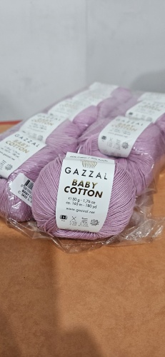 Моток GAZZAL 3422 Розовый 165 м 50 г