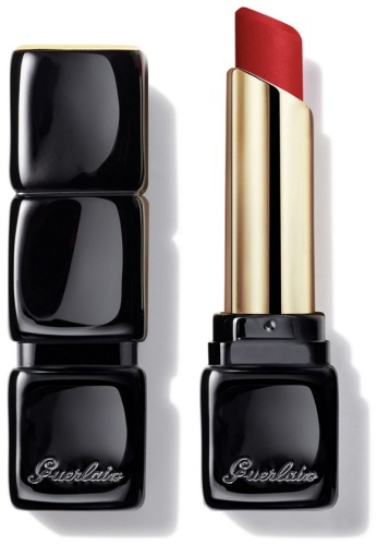 Guerlain KissKiss Tender Matte помада 910 Wanted Red