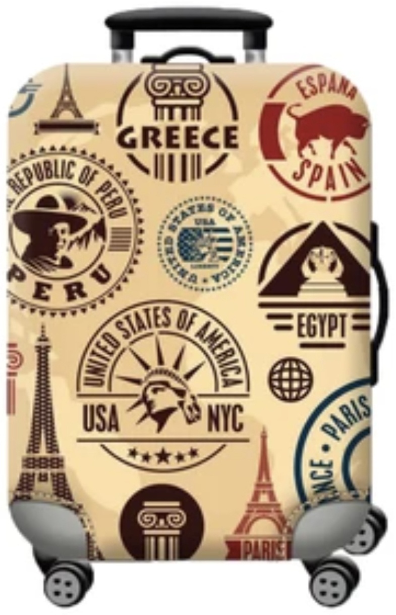 LUGGAGE COVER 1515L28 большой (до 100 л) древесный