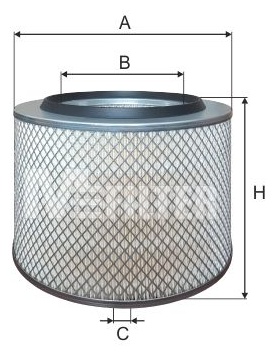 MFILTER Воздушный Фильтр A348