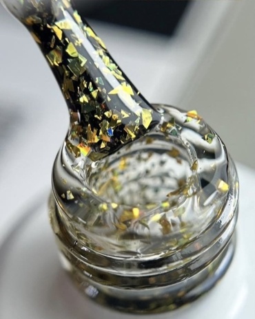 Creative Solutions верхнее покрытие Top Coat Gold Glow глянцевое 15 мл