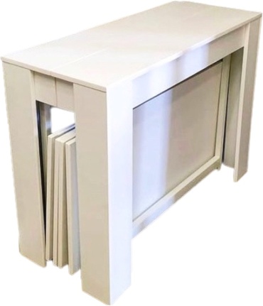 Стол консоль-трансформер Transformer Table Стандарт, 200х100x75 см, ЛДСП, белый