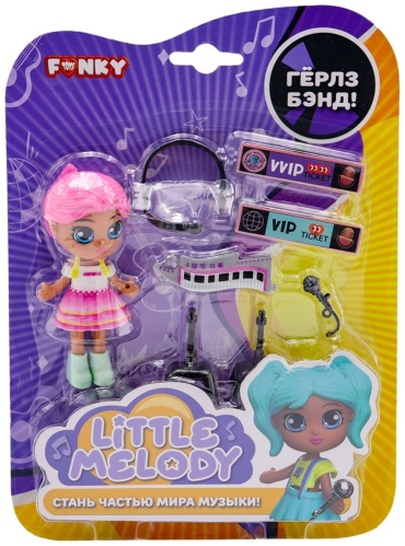 Кукла коллекционная Funky Toys Герлз Бэнд 8 см