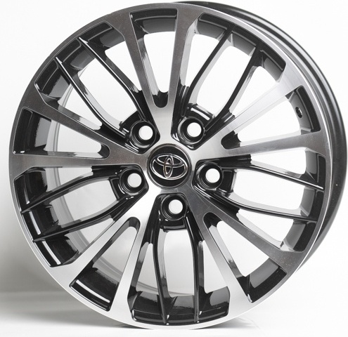 BW BK5343 6.5x16/5x114.3 D60.1 ET45 черный, серебристый