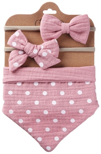 Нагрудник Headband & Boho Bib DP069-2, мин. возраст 3 месяца, 1 шт