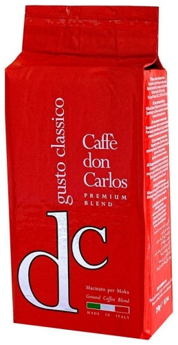Кофе Carraro Don Carlos gusto classico молотый 250 г