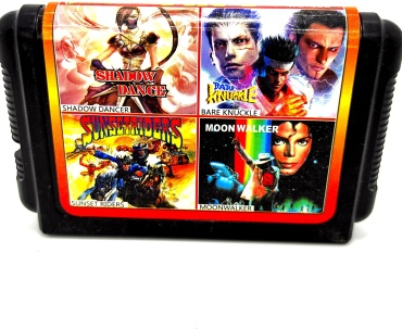 Moon Walker, Suet Riders, Street of Rage, Shadow Dance SEGA ENG