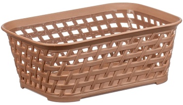 IDEA корзина для бижутерии, канцелярии 18.5x14x7 см, полипропилен