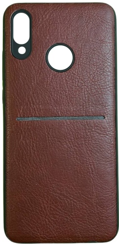 Чехол S&M для Huawei P Smart (2019) коричневый