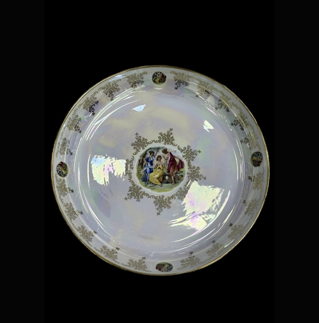 Блюдо 42х42 см, фарфор, 1 шт