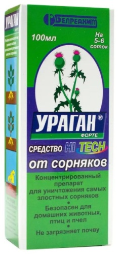 Жидкость Ураган Форте от сорняков 0.1 л кг