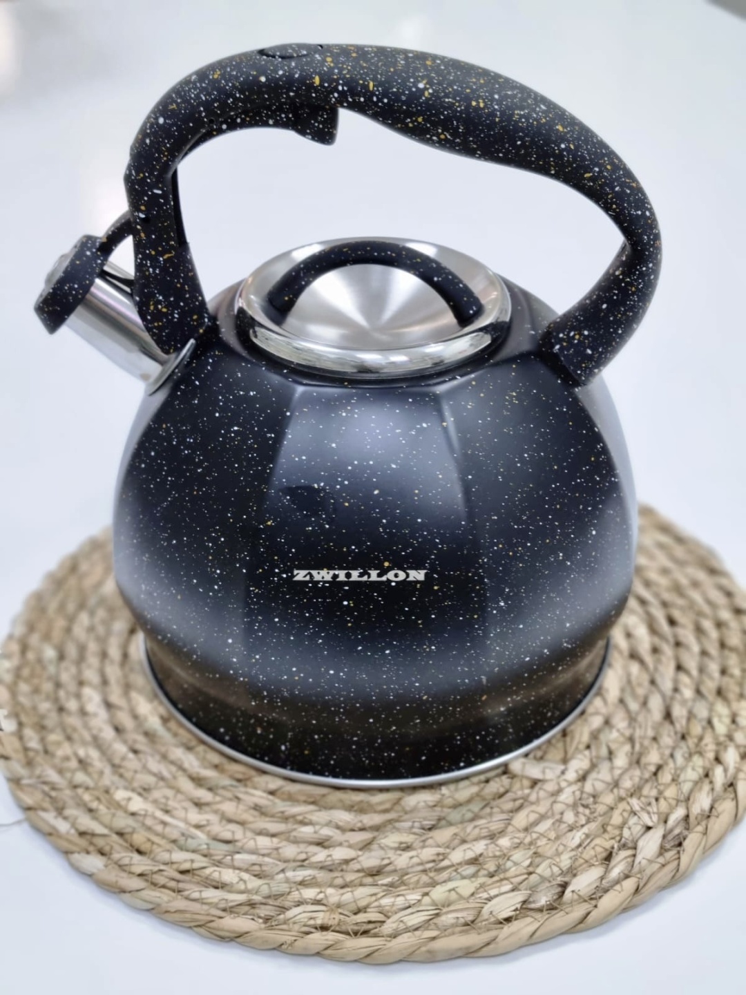 ZWILLON чайник ZW-2123 3.5 л, нержавеющая сталь, черный