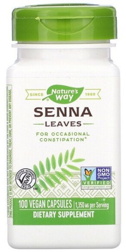Nature's Way БАД Senna Leaves 1350 мг 100 капсул