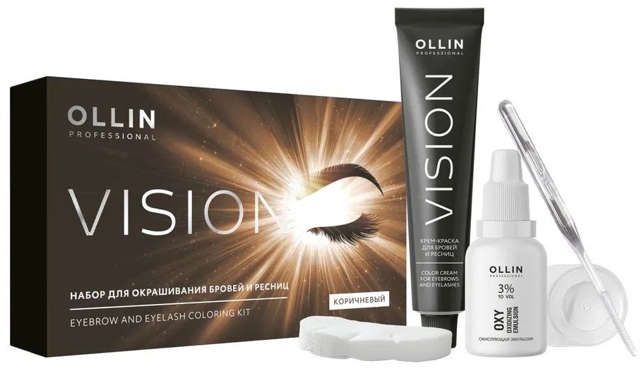 Ollin Professional Vision краска, оксид для краски Коричневый 15 мл