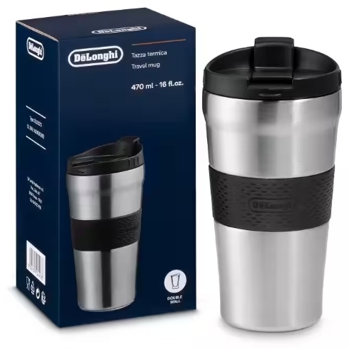 Купить Термокружка Delonghi DLSC073 0.47 л серебристый в Алматы ...
