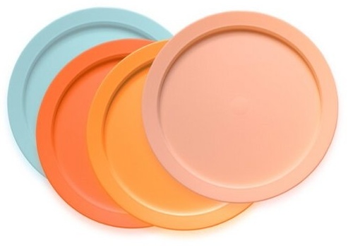 Набор тарелок Tupperware 19 см, 4 шт, пластик