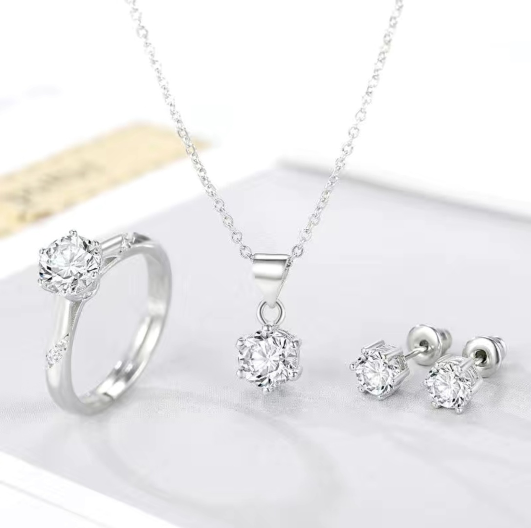 AYOS 925 premium вес 6 г серебро, фианит Swarovski