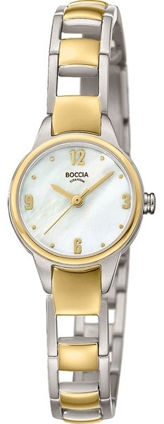 Кварцевые Boccia Titanium 3277-02-Gold титан