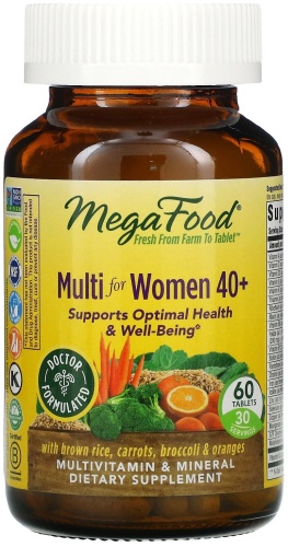 MegaFood БАД Multi for Women 40+ 60 таблеток