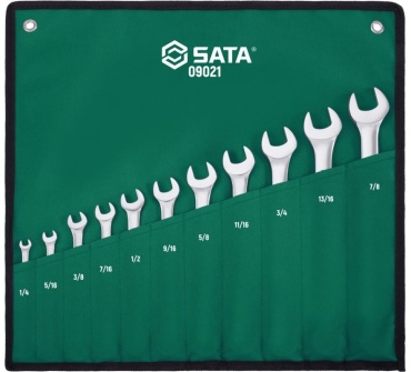 SATA набор ключей комбинированный 1/4-7/8 S09021, 11 шт
