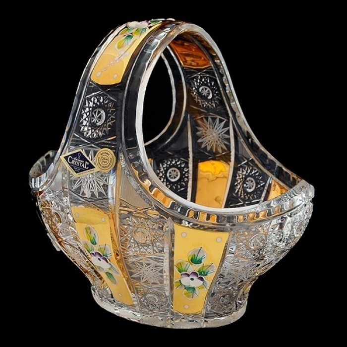 Ваза Aurum Crystal 1 шт, хрусталь, 20х12 см