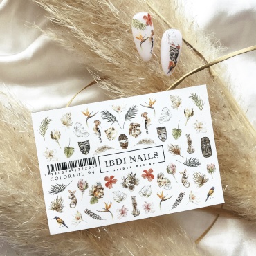 IBDI Nails слайдеры Colorful 94 1 шт