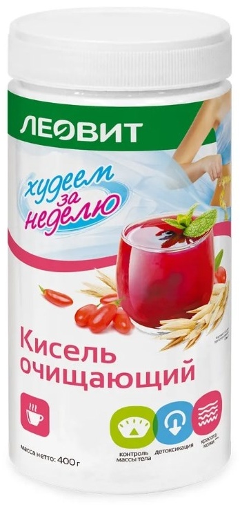 Купить Леовит Худеем за неделю кисель Очищающий 400 г в кредит в Алматы ...