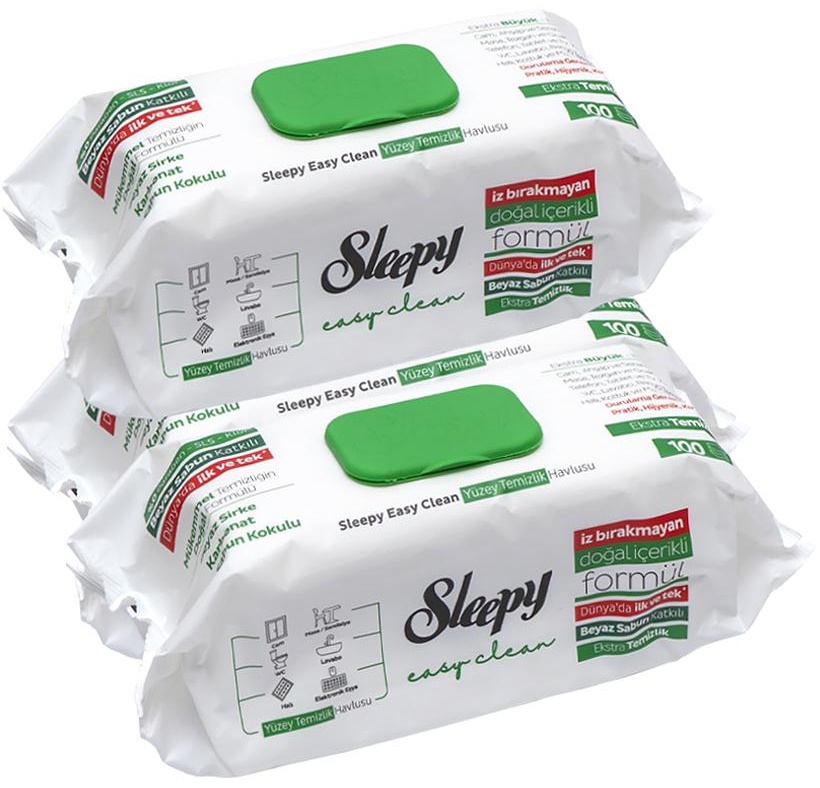 Влажные салфетки Sleepy Easy Clean 2х100 шт