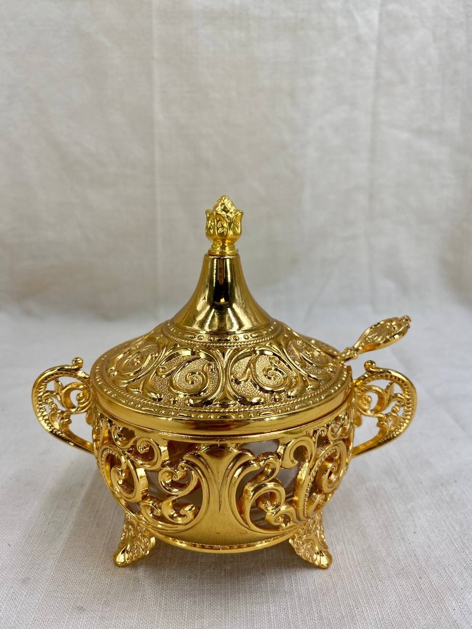 KEREGE сахарница Orchid 1485 1 шт, мельхиор