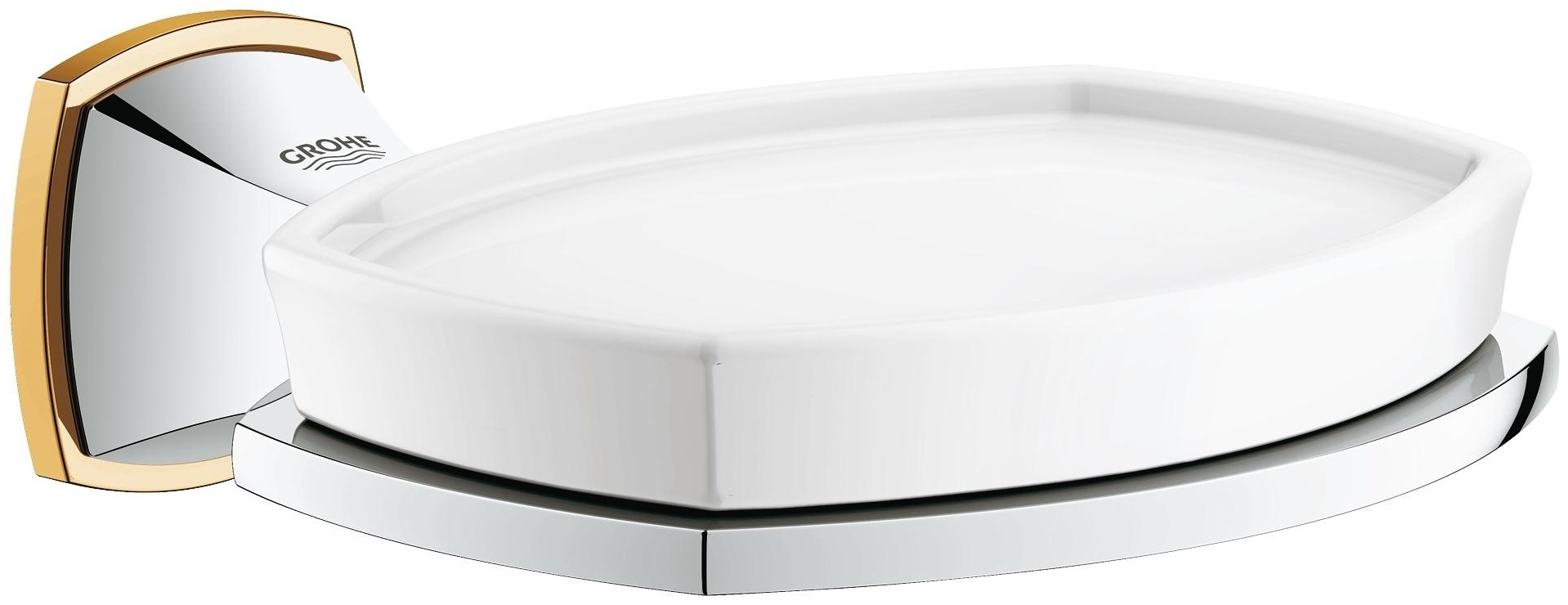 Grohe мыльница Grandera 40628IG0 1 шт, керамика, металл